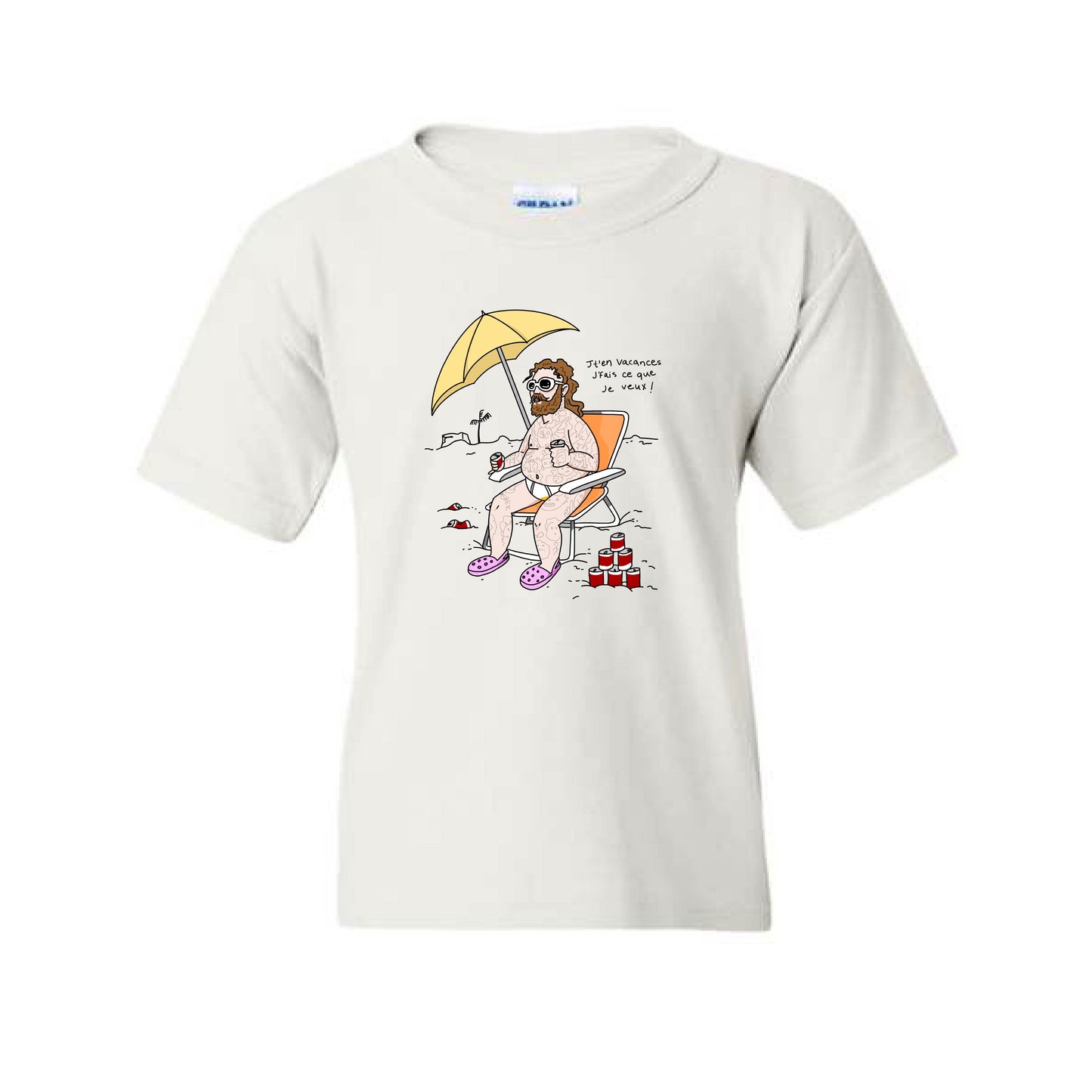 Enfant T-shirt J'ten Vacances j'fais ce que j'veux