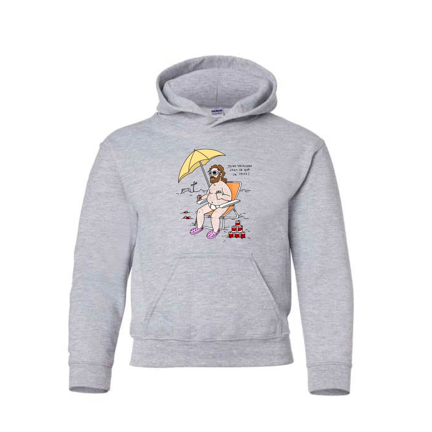 Enfant Hoodie J'ten Vacances j'fais ce que j'veux