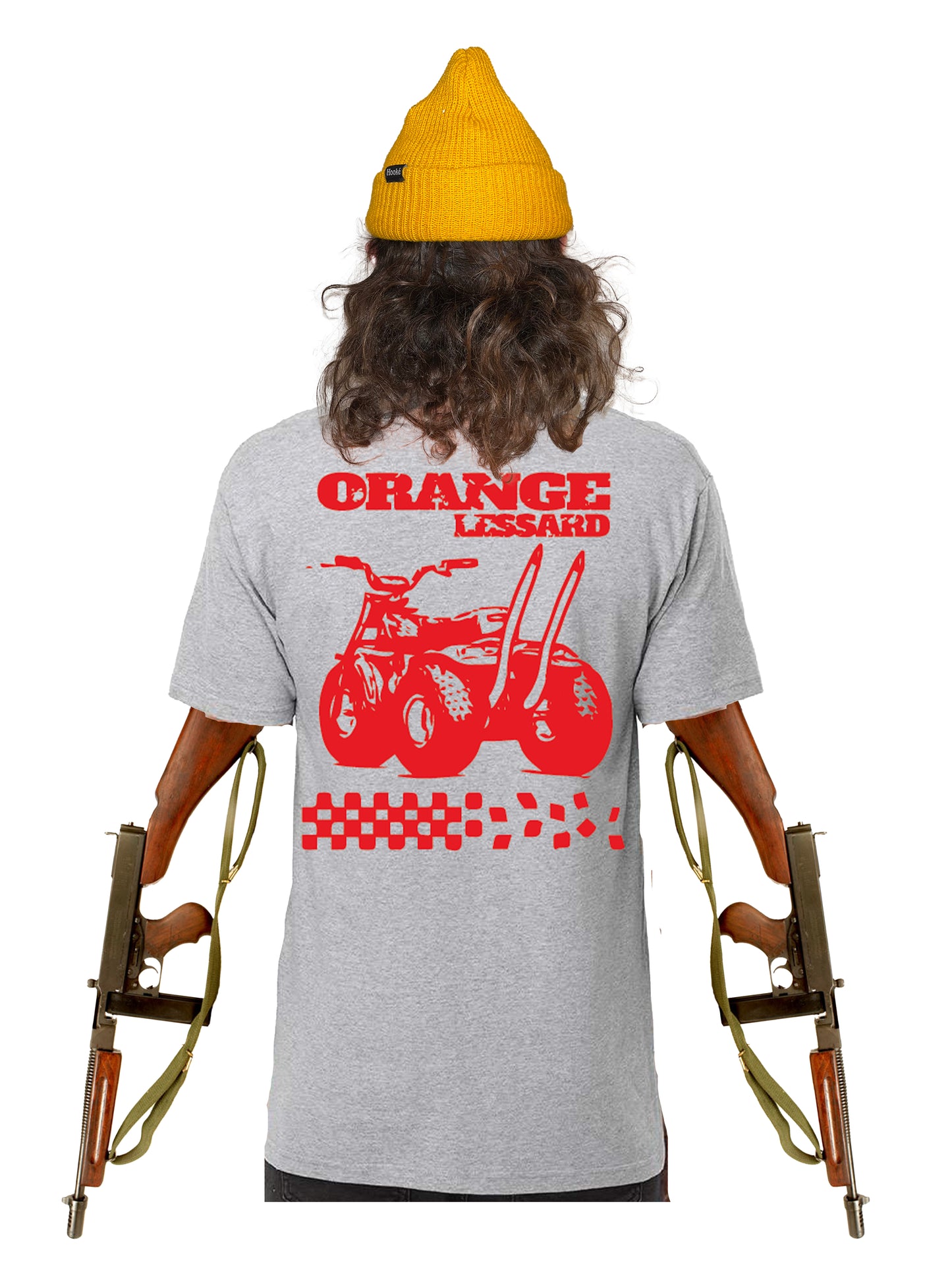 T-shirt 3 Roues Orange Lessard