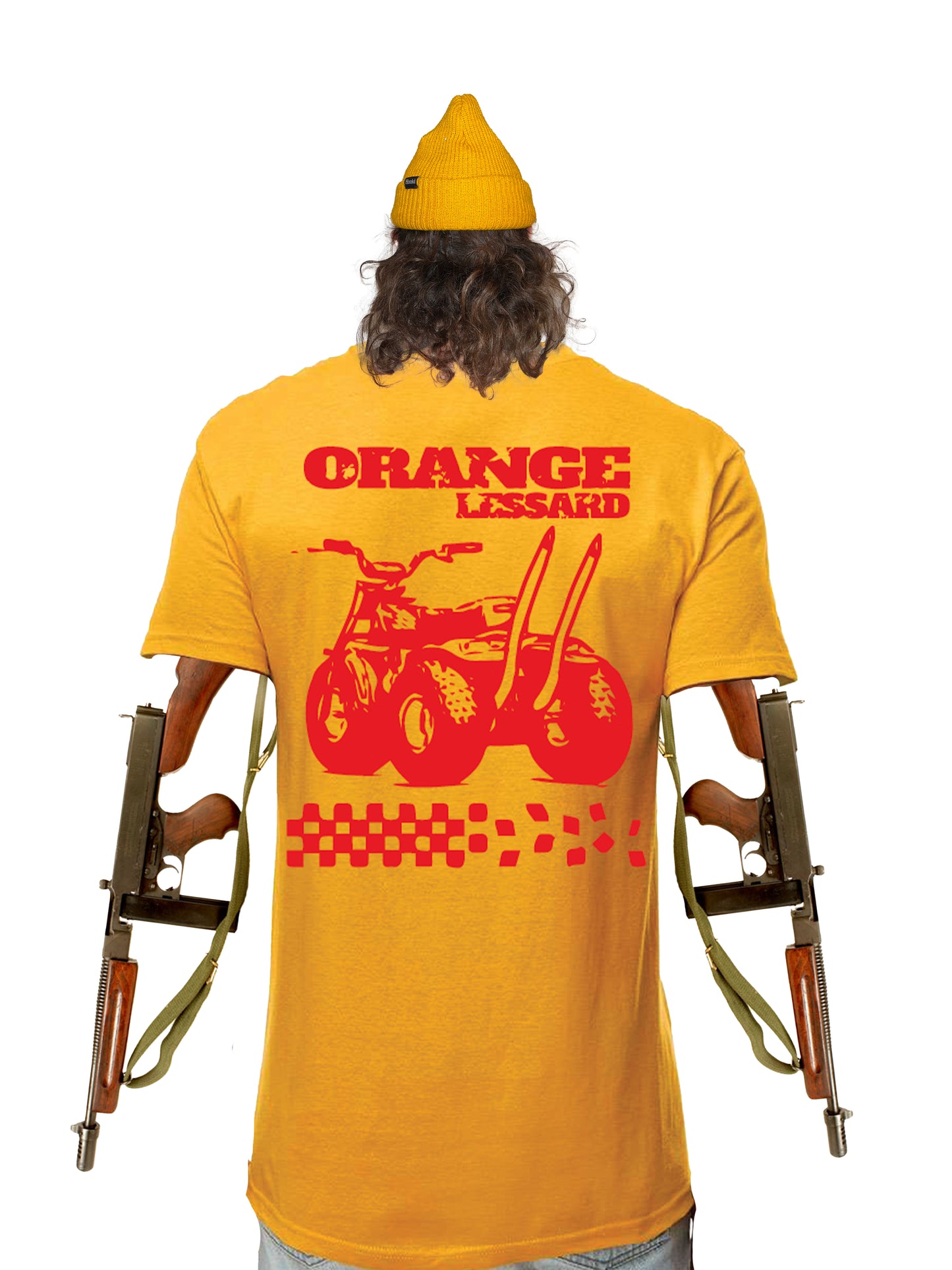 T-shirt 3 Roues Orange Lessard